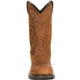 Rocky Original Ride Branson Bota Vaquera de Trabajo para Hombre, 11 Pulgadas, Impermeable, Punta de Acero, Sin Agujetas, Riesgo Eléctrico (EH) - Café - FQ0002809 - Imagen 4