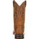 Rocky Original Ride Branson Bota Vaquera de Trabajo para Hombre, 11 Pulgadas, Impermeable, Punta de Acero, Sin Agujetas, Riesgo Eléctrico (EH) - Café - FQ0002809 - Imagen 5