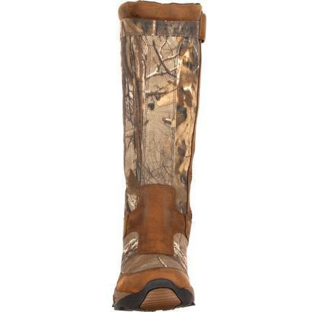 Rocky Men's Retraction 17" Waterproof Side Zipper Snake Hunt Boot Realtree RKS0243 - Overlook Boots