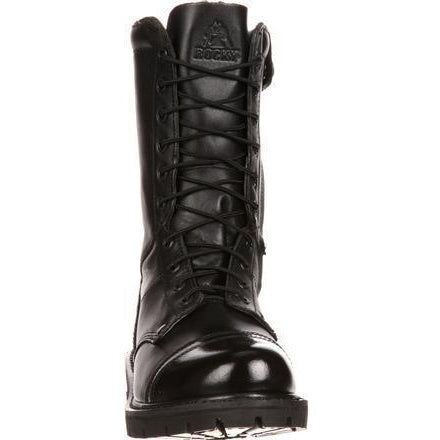 Rocky Men's Side Zipper Jump 10" Duty Boot - Black - FQ0002090 - Overlook Boots