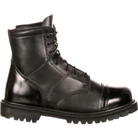 Rocky Men's Side Zipper Jump 7" Duty Boot - Black - FQ0002091 - Overlook Boots