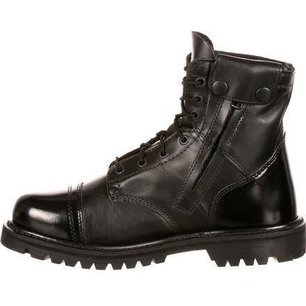 Rocky Men's Side Zipper Jump 7" Duty Boot - Black - FQ0002091 - Overlook Boots