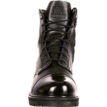 Rocky Men's Side Zipper Jump 7" Duty Boot - Black - FQ0002091 - Overlook Boots
