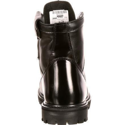 Rocky Men's Side Zipper Jump 7" Duty Boot - Black - FQ0002091 - Overlook Boots
