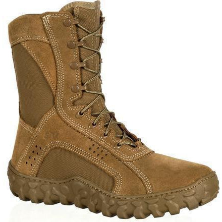 Rocky Men's USA Made S2V Tactical Military Boot - Brown - RKC050 3 / Medium / Wheat - Overlook Boots
