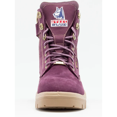 Steel Blue Women's Southern Cross Side Zipper Steel Toe Work Boot - Purple - 892861 - Overlook Boots