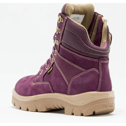 Steel Blue Women's Southern Cross Side Zipper Steel Toe Work Boot - Purple - 892861 - Overlook Boots