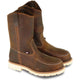 Thorogood Men's 11" USA Made Ranch Steel Moc Toe Work Boot Brown 804-3311 8 / Medium / Brown - Overlook Boots