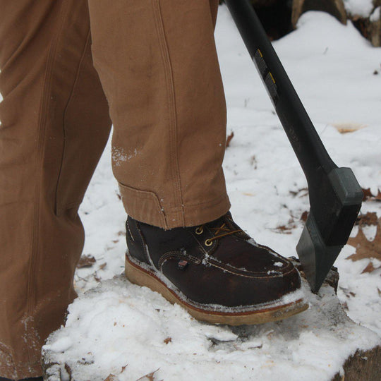 Thorogood Men's USA Made 1957 6" Moc Toe Waterproof Wedge Work Boot Brown - 814-3600 - Overlook Boots