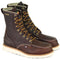 Thorogood Men's USA Made 1957 8" Moc Safety Toe Waterproof Wedge Work Boot 804-3800 8 / Medium / Brown - Overlook Boots