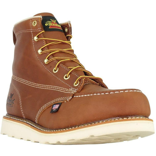 Thorogood Men's USA Made Amer. Heritage 6" Steel Toe Wedge Work Boot 804-4200 - Overlook Boots
