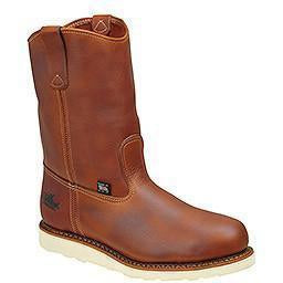 Thorogood Men's USA Made Amer Heritage Steel Toe Wellington Wedge Work Boot 804-4205 - Overlook Boots
